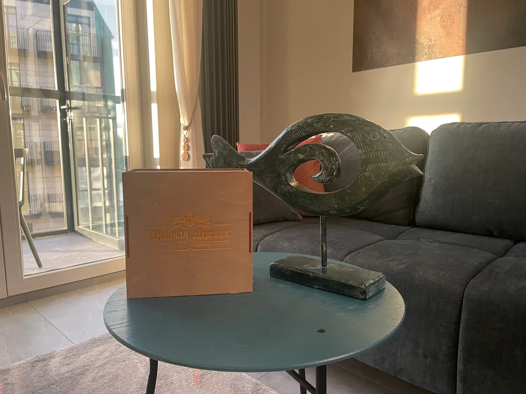 Квартира с отдельной спальней, ЖК Рыбная Деревня, с видом на реку