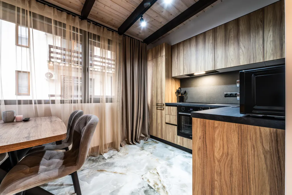 Аттик Лофт | 38 м² | 1 этаж + виды на вершины