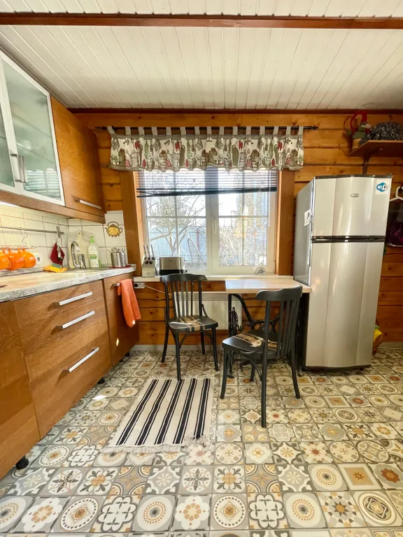 Домик-баня с камином