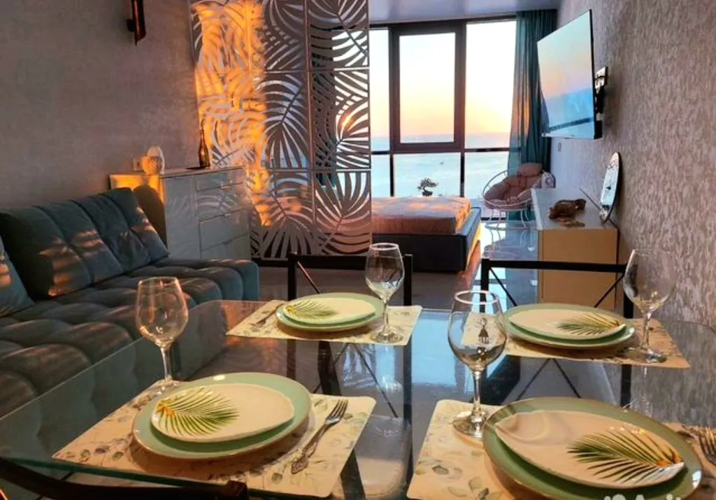 Квартира Квартира Дизайн-студия на 19 этаже в Сочи с потрясающим видом на море — Адлер