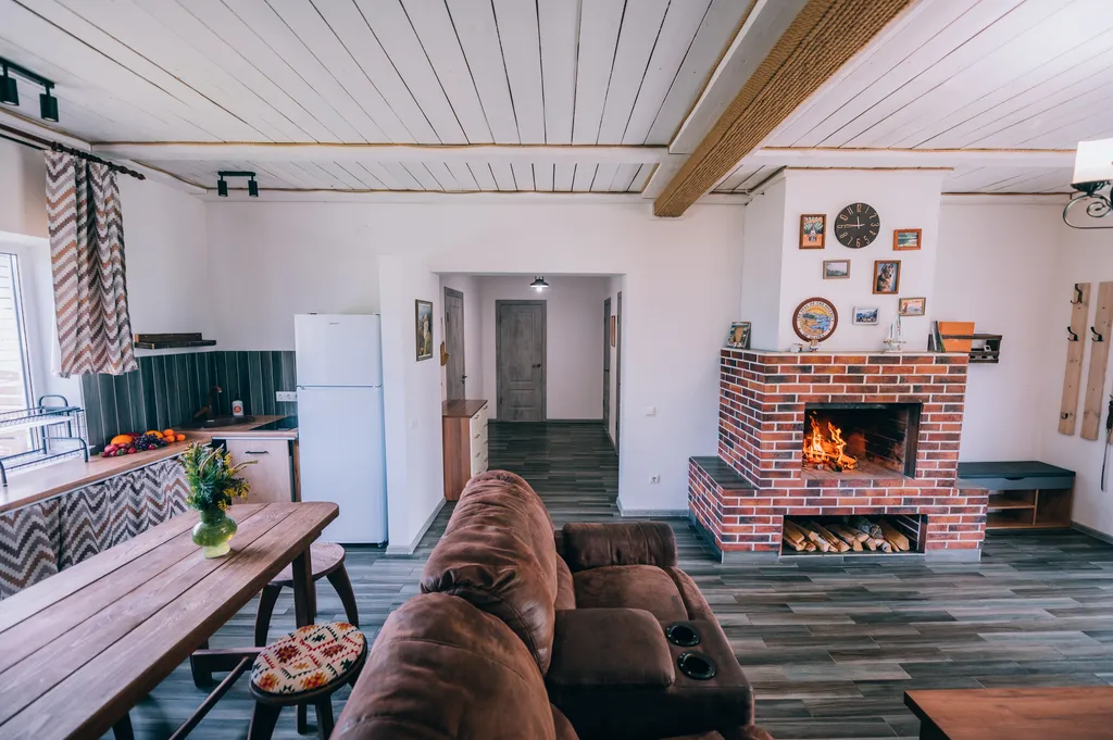 Дом 85m2 — чан, кухня, Wi-Fi