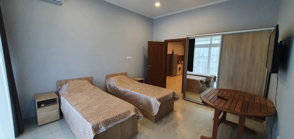 Уютные апартаменты с кухней и террасой