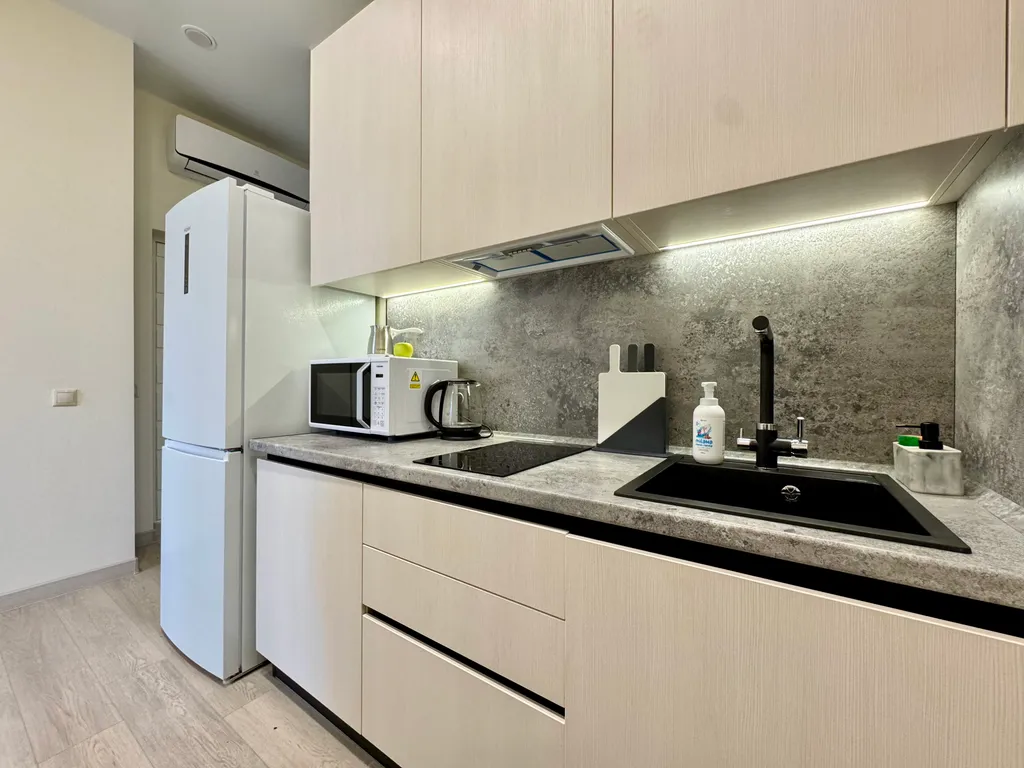 Квартира Квартира Люкс с видом на море и реку с балконом — Лазаревское