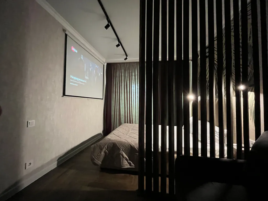 Апартаменты  на берегу реки с проектором