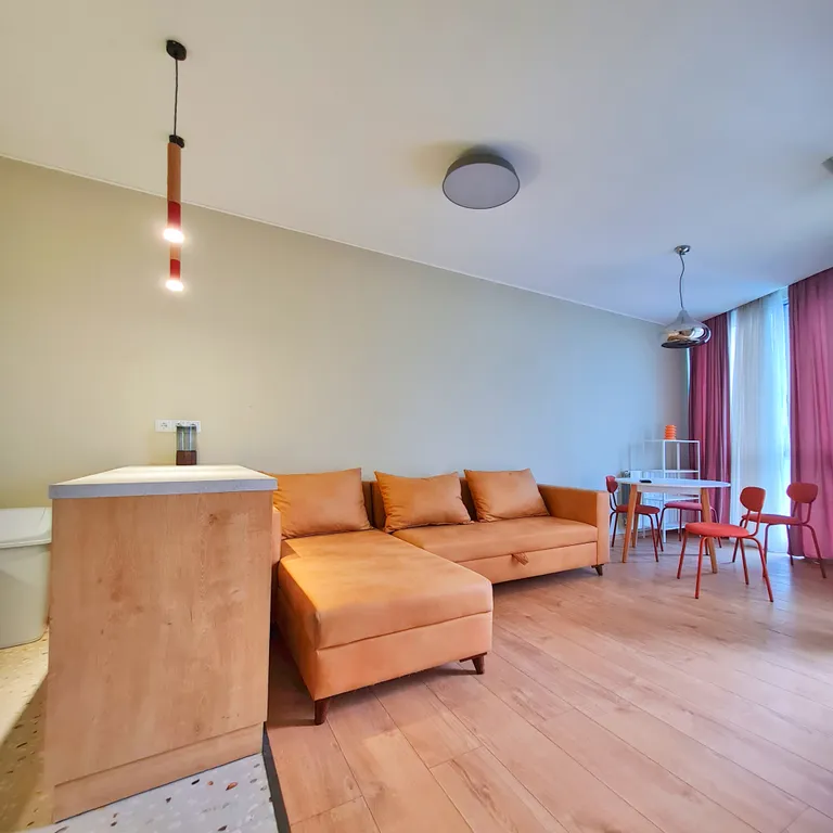 Комфорт и вид на море Отдельная спальня Гостиная Кухня Балкон