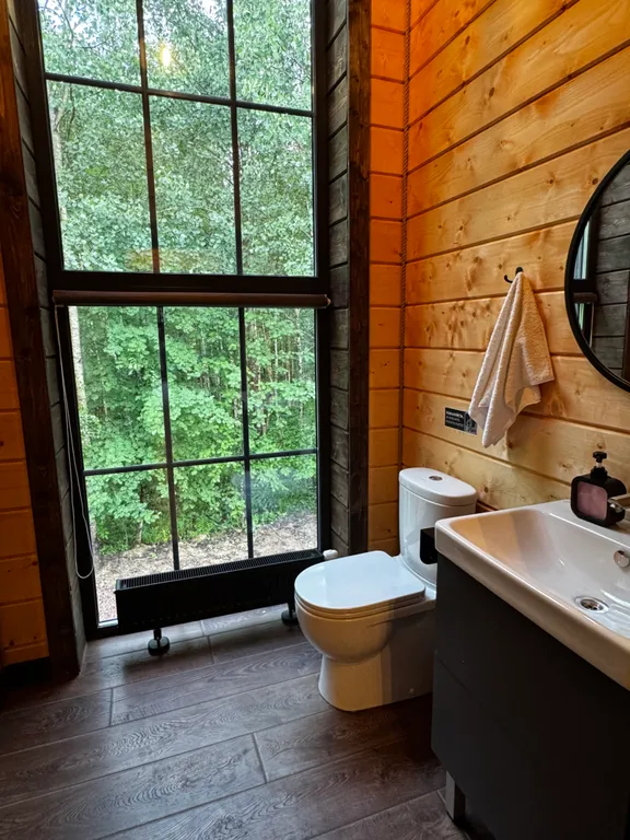 Домик в лесу с русской баней