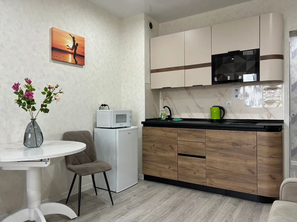 Студия в центре с видом на город, не берем оплату за финальную уборку