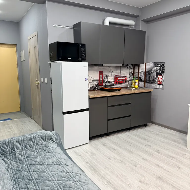 Уютная студия с видом на сопки