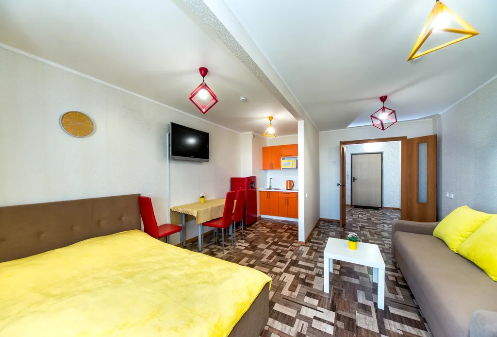 Квартира Квартира Студия на 17 этаже с красивым видом на город — Красноярск