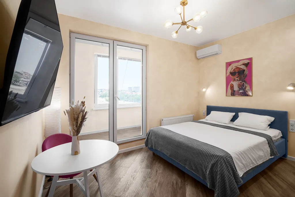 Квартира Студия в ЖК Черника Ашан — аренда посуточно в Симферополь