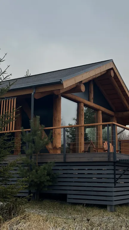 Премиум Шале с панорамным душем, стабильным интернетом. Скидки до 60 %