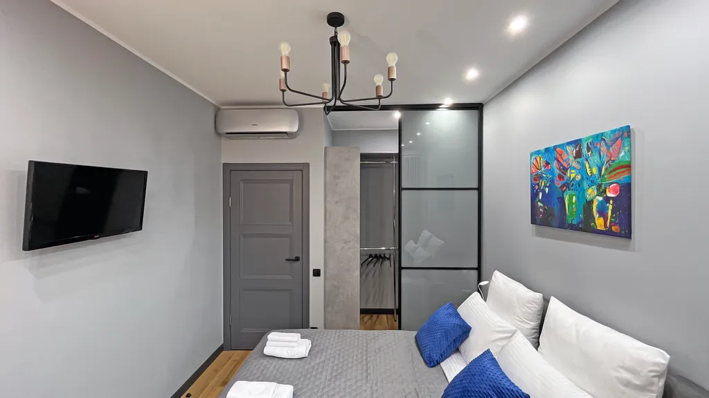 Квартира Уютные апартаменты Prime Blue в ЖК Савеловский Сити в центре Москвы — Москва