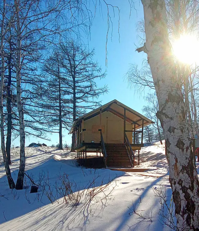 Уютное шале на природе в экопарке