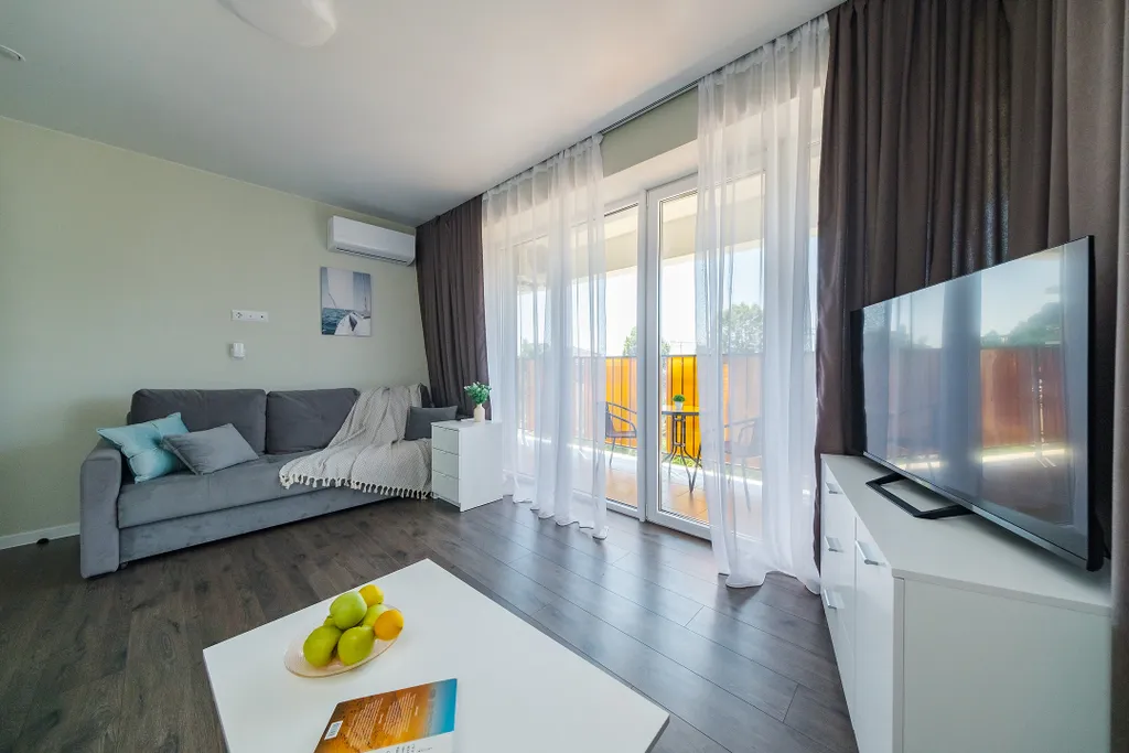 Просторная квартира на берегу моря