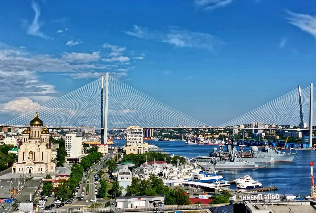 Студия в центре с видом на Золотой Мост