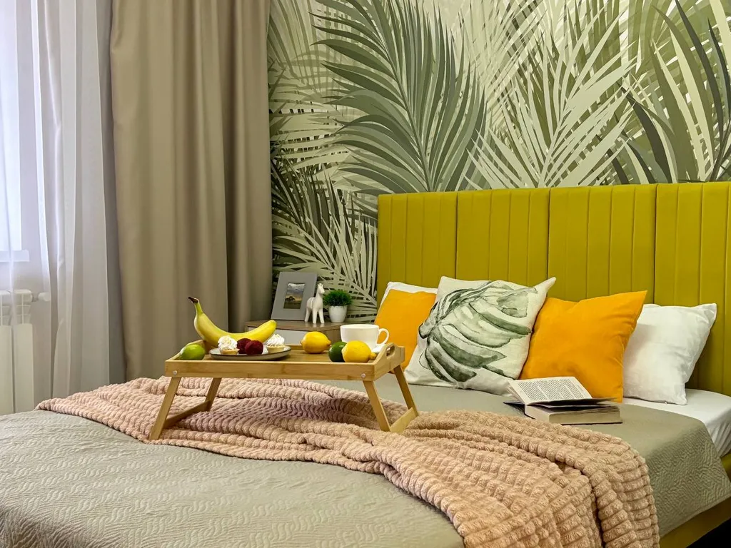 Студия с дизайнерским ремонтом