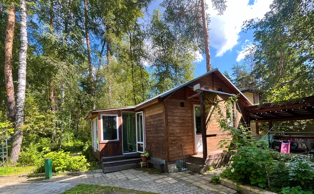 Дом с олененком и гортензиями