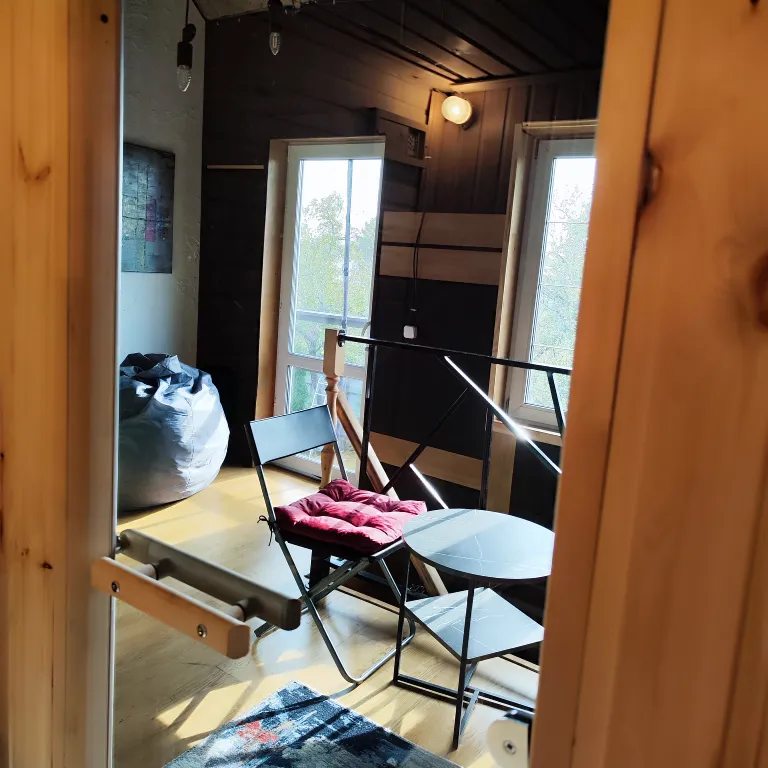 Лофтхаус у курорта завидово с костровищем и сауной