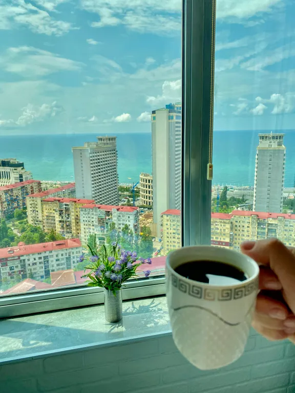 Квартира-студия у моря для наслаждения видом и комфортом — аренда посуточно в Батуми