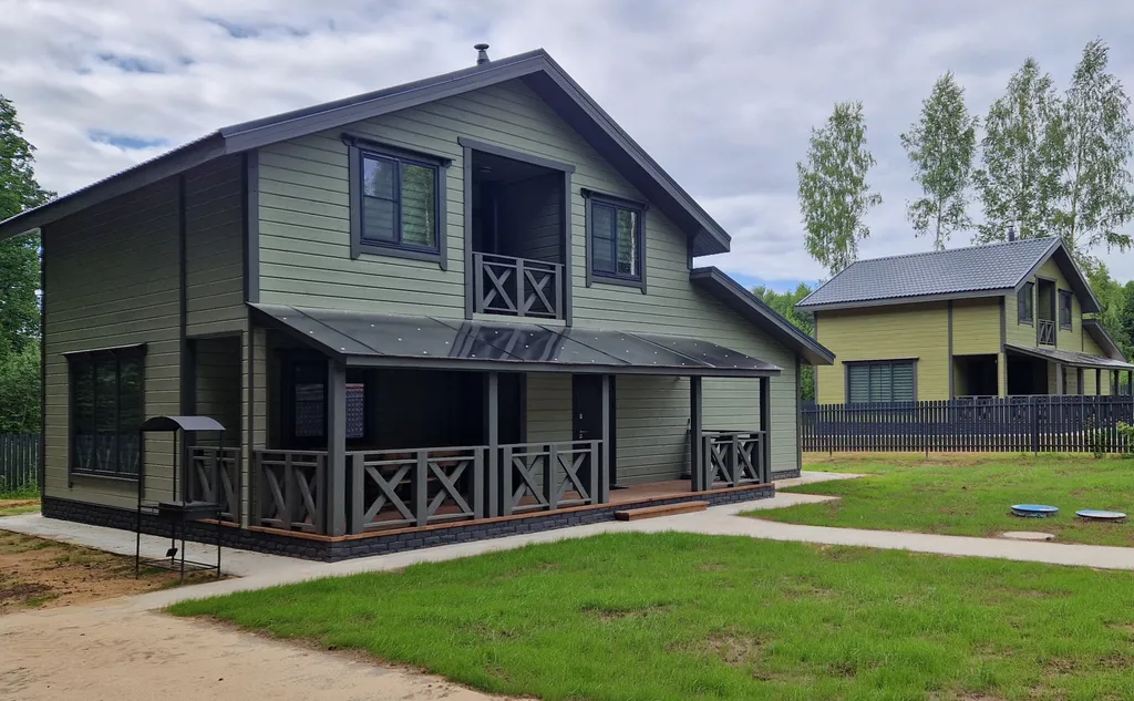 Коттедж с сауной комфорт-класса на реке Яхра