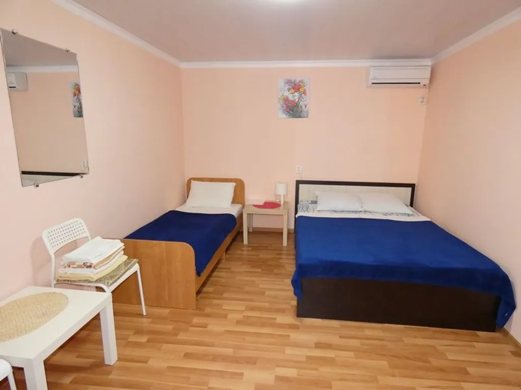 С общим душем и туалетом