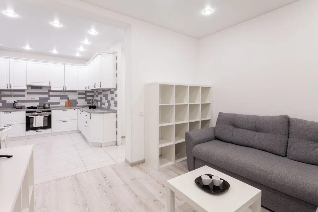 Светлая квартира с просторной кухней