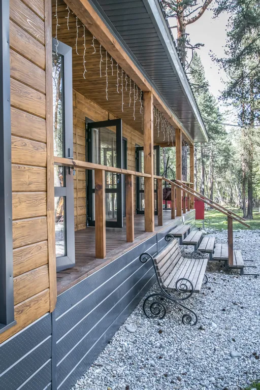 Коттедж для всей компании с видом на горы