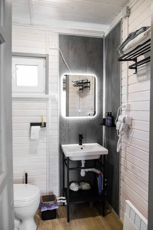 Уютный дом в деревне, в окружении природы и пении птиц. «Серый туман»