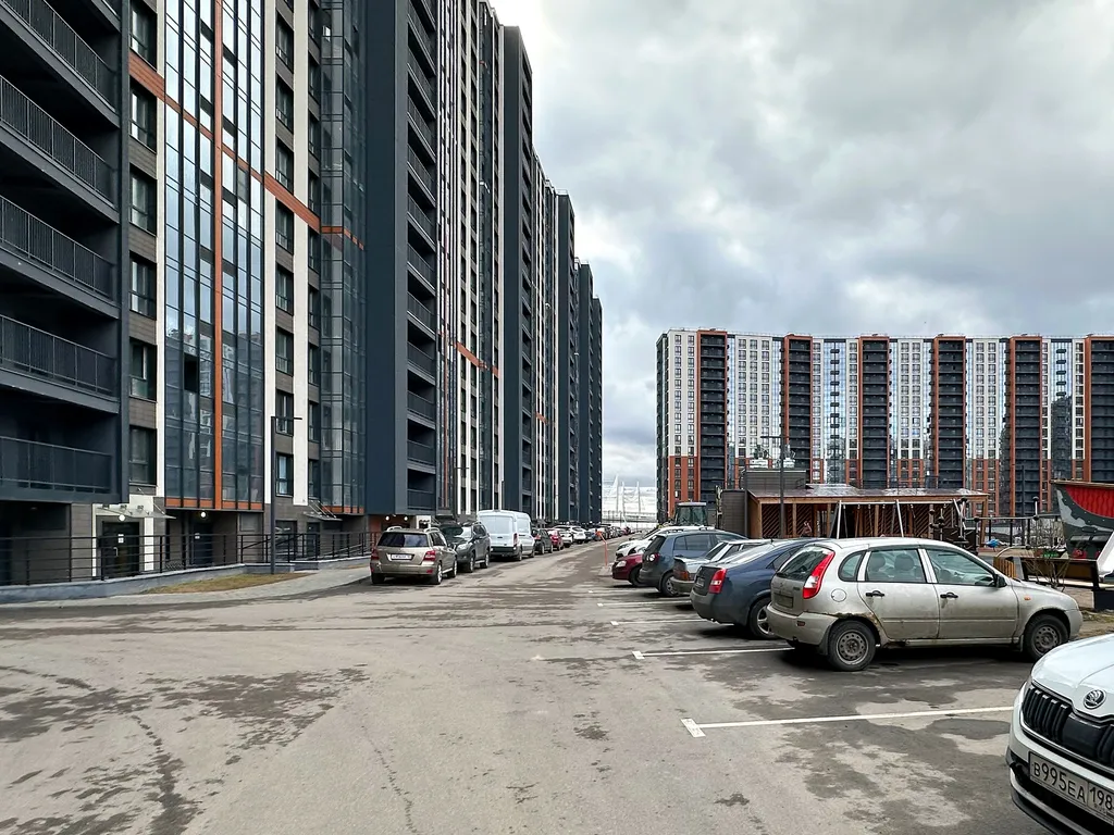 Квартира Квартира Стильная студия Гавань Капитанов с кондиционером и красивым видом — Санкт-Петербург