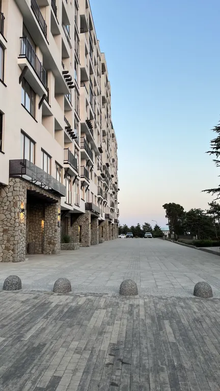 Квартира-студия в окружении хвойного леса и гор.