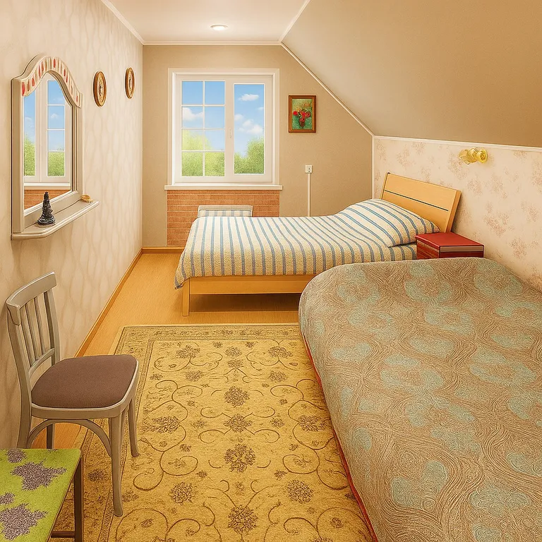 Сказочный домик в деревне