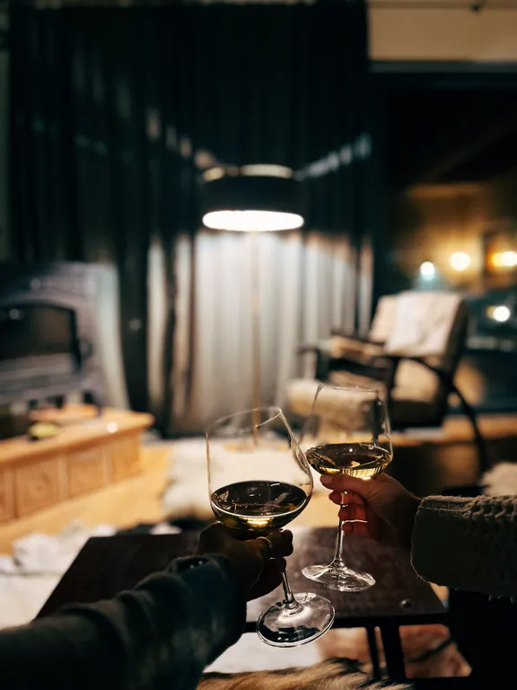 Дом с сауной и купелью с шикарным видом на озеро