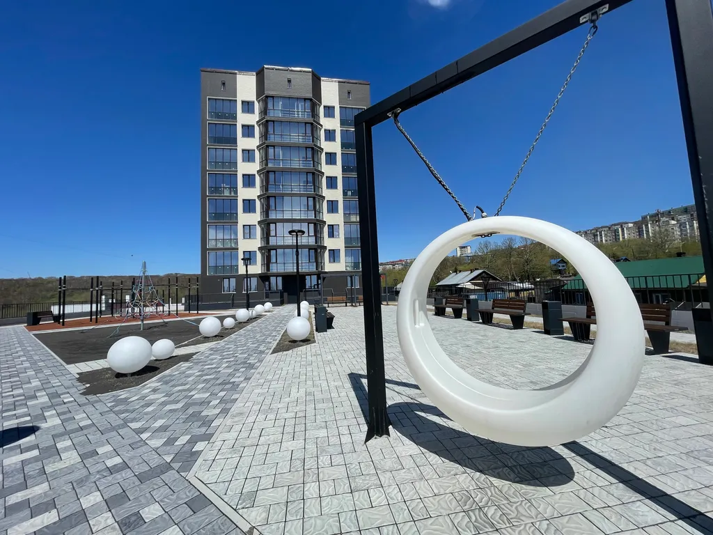 Новый дом 2024, апартаменты с террасой и видом на Авачинскую бухту