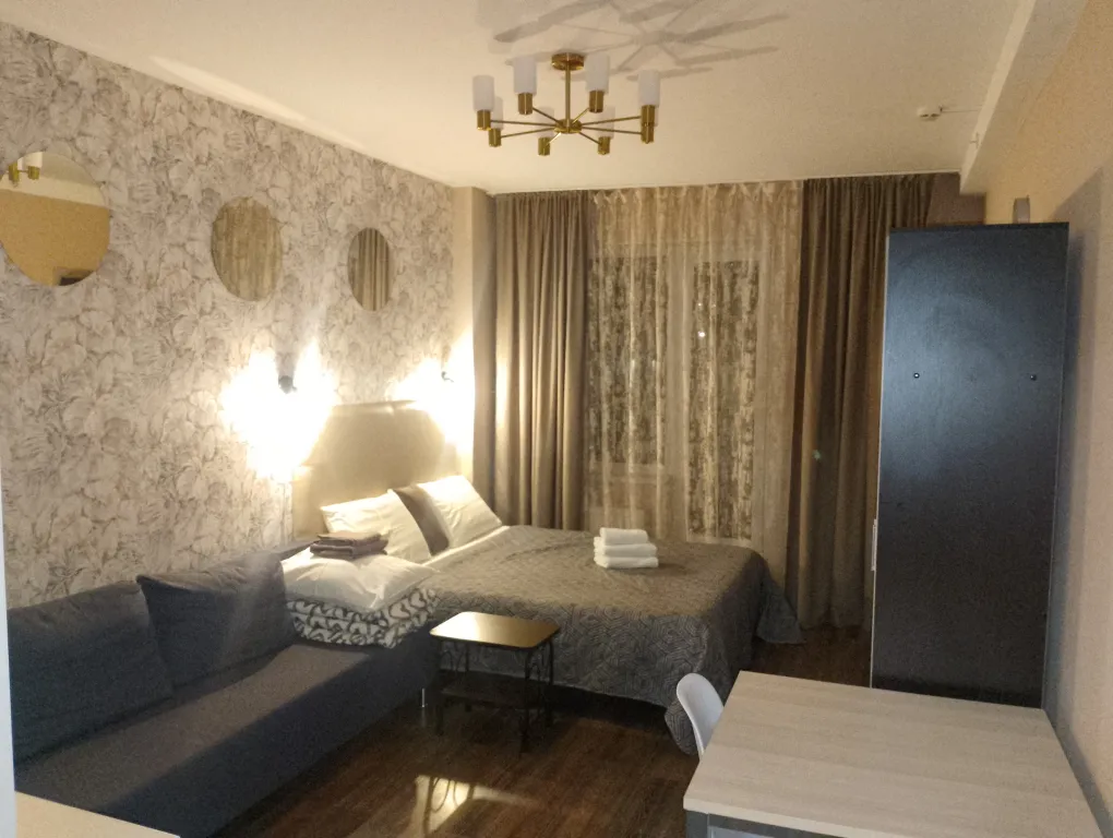 Home студия с видом на город
