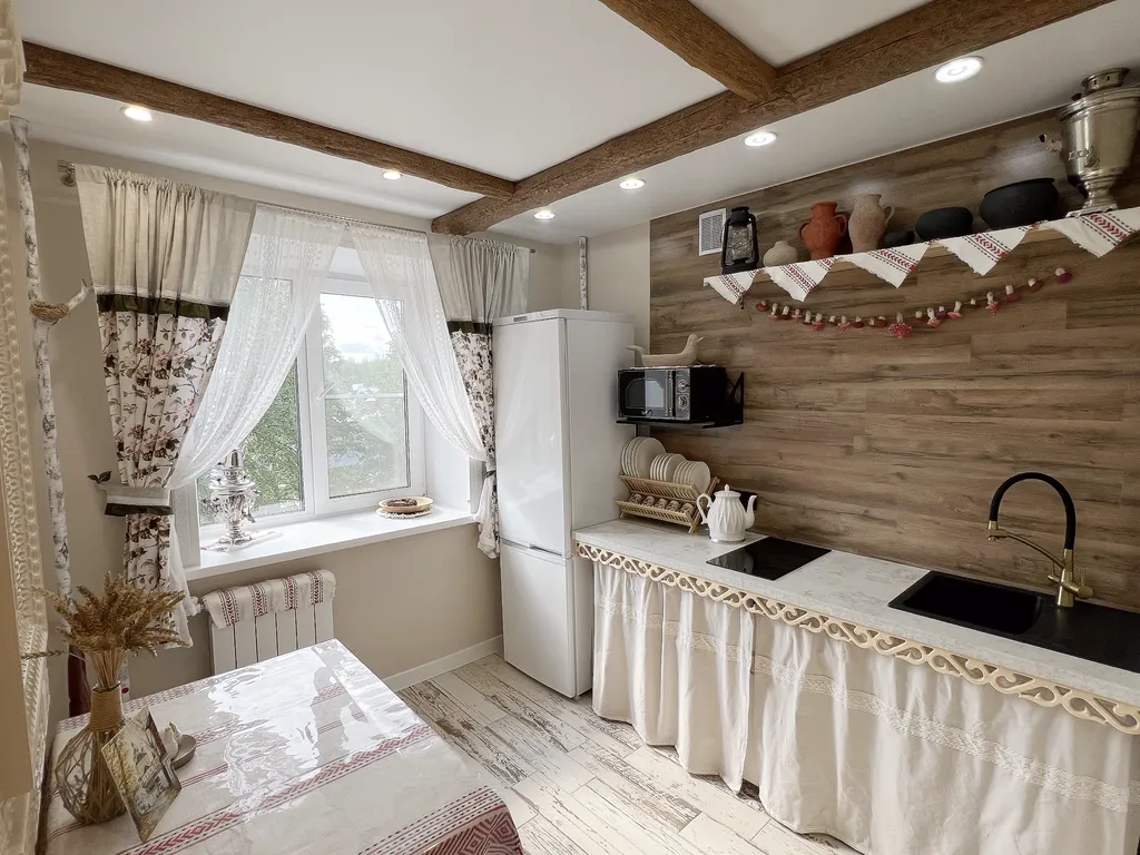 Апартаменты “Обитель Плёсъ” в стиле русской избы