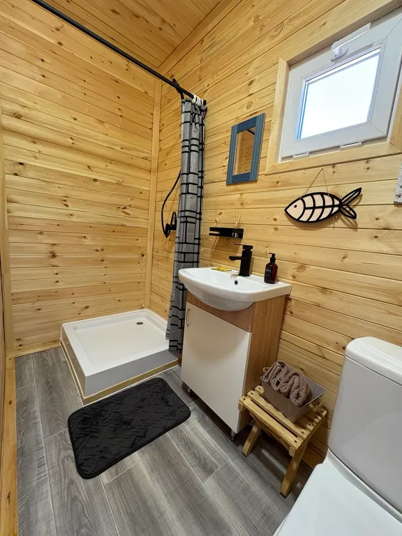 Коттедж Комфортабельный эко-домик розмарин в горах у моря — Прасковеевка