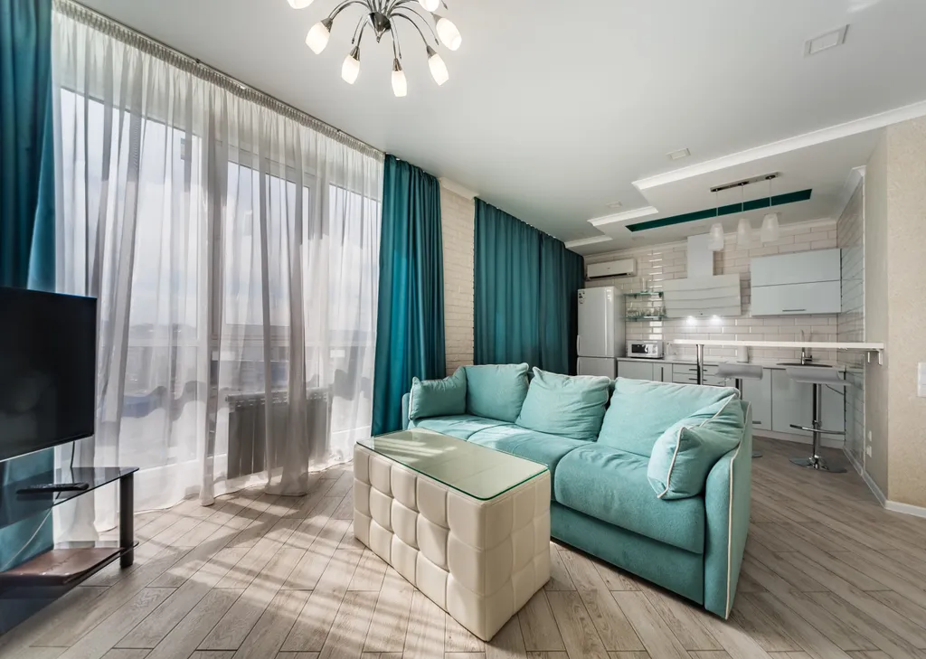 Шикарная студия с видом на Волгу в 5-ти минутах от пляжа