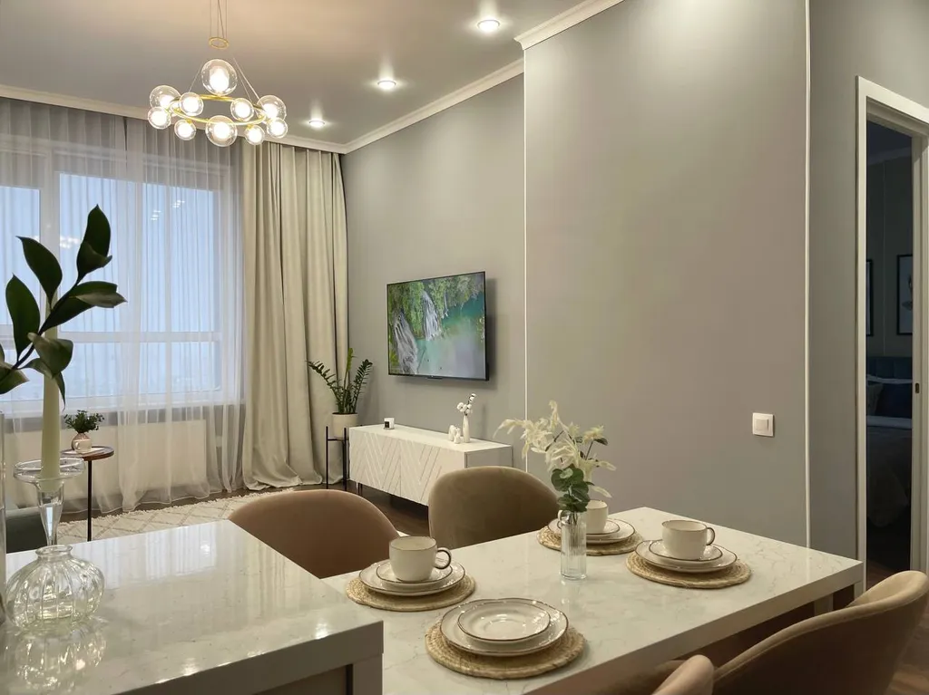 Стильная  квартира евродвушка в ЖК GreenLine Terra