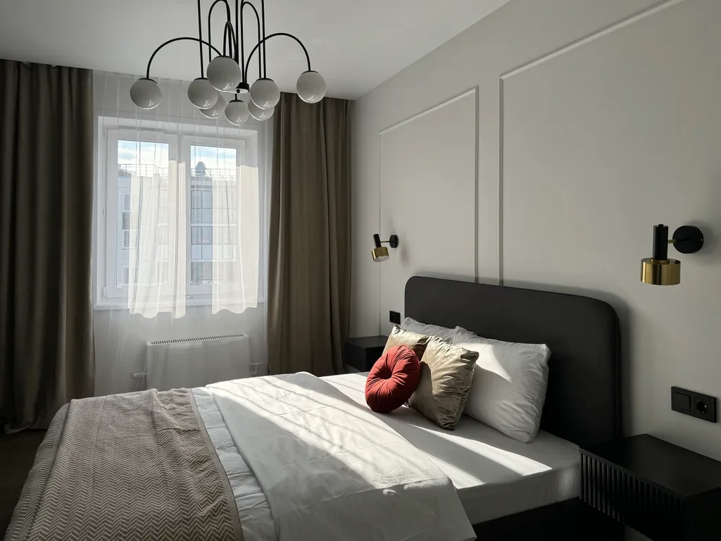 Стильная просторная квартира с шикарным видом на Енисей