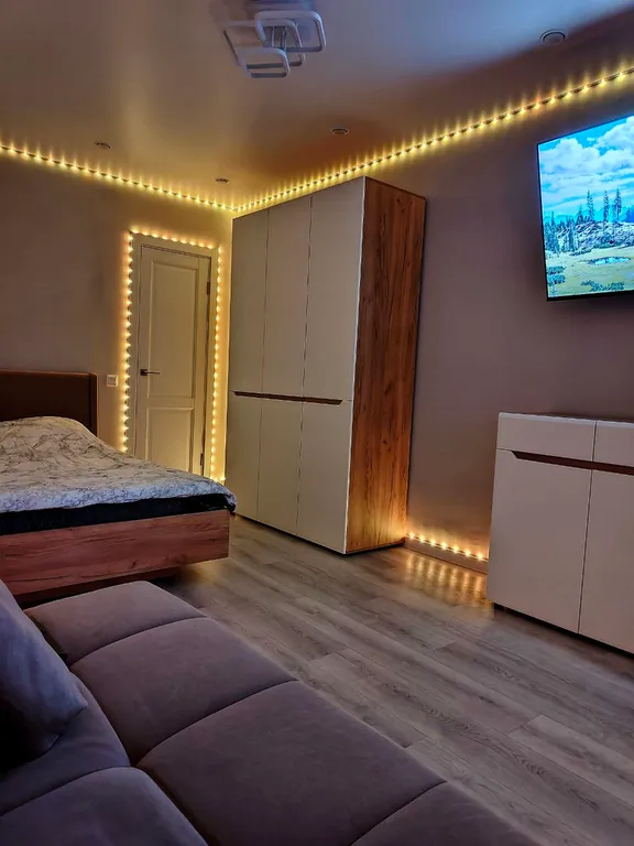 Квартира-студия с евроремонтом в тихом районе