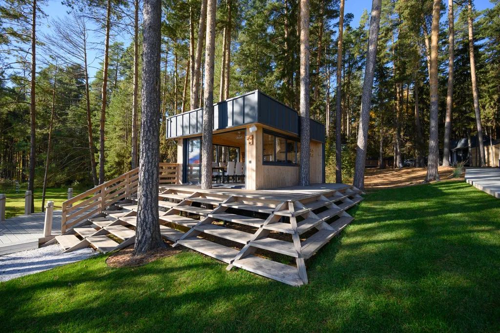 Комфортабельный дом у речного плёса