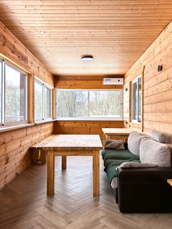 Дом с баней, терраса с барбекю, мангальная зона