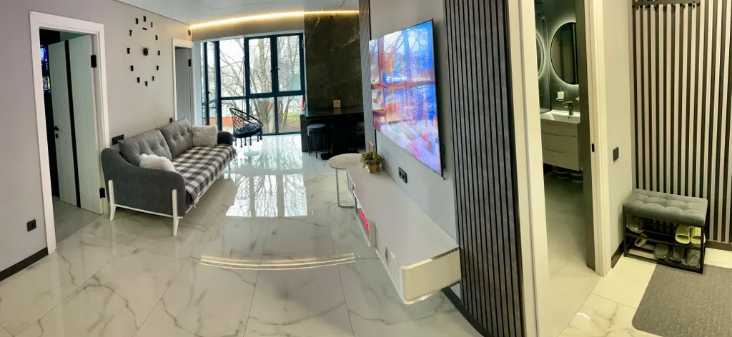 Уютная квартира на набережной реки