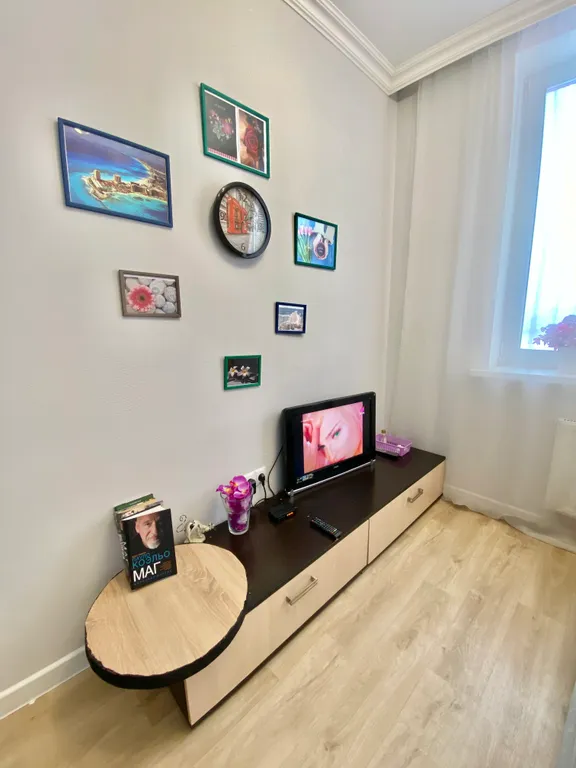 Уютная студия с видом на город