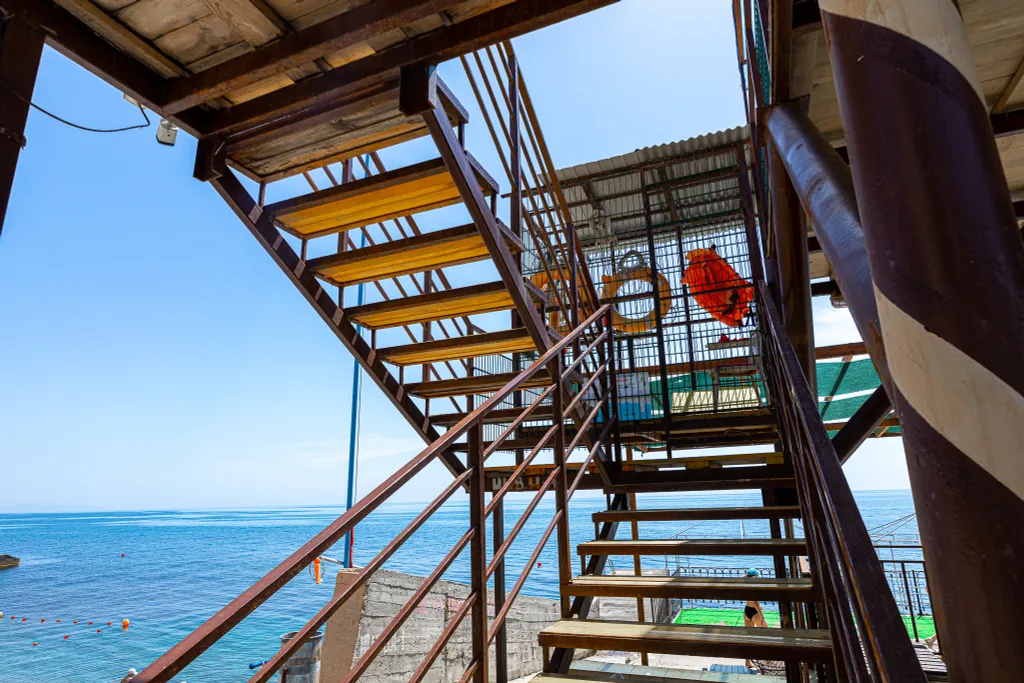 Квартира Синяя птица на берегу моря с отдельным входом