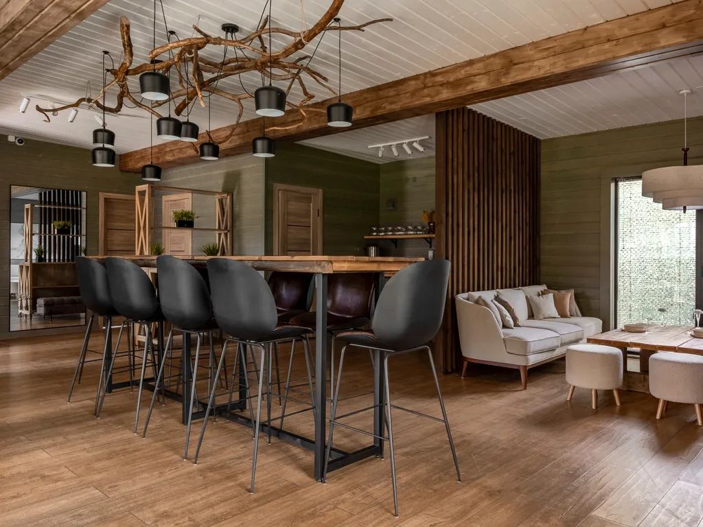 Дом с баней и зоной отдыха