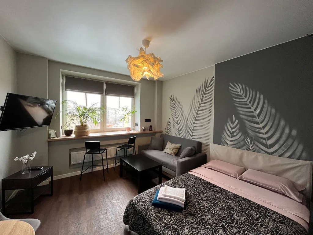 Квартира Улучшенная студия с кухней в МФК Созвездие — аренда посуточно в Королёв