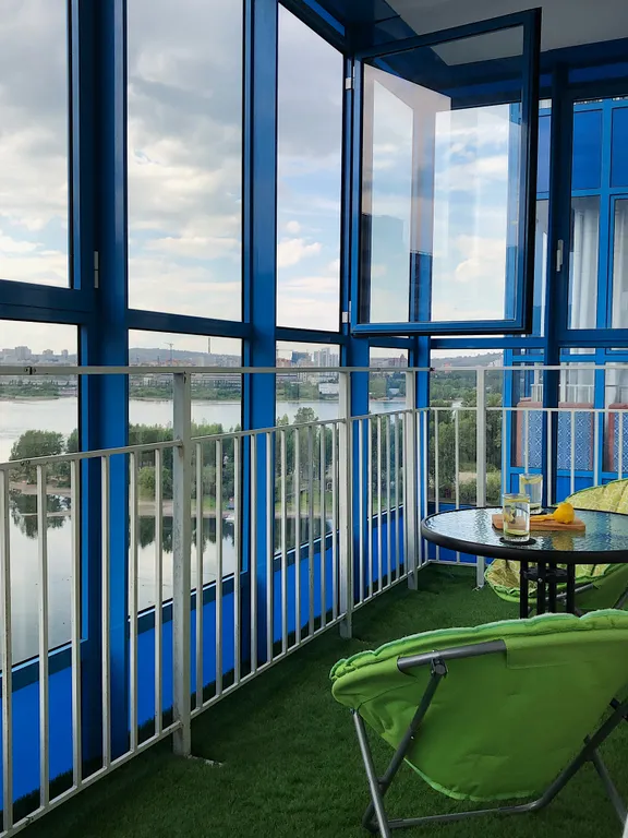 Квартира Квартира с большой лоджией и шикарным видом на Енисей — Красноярск