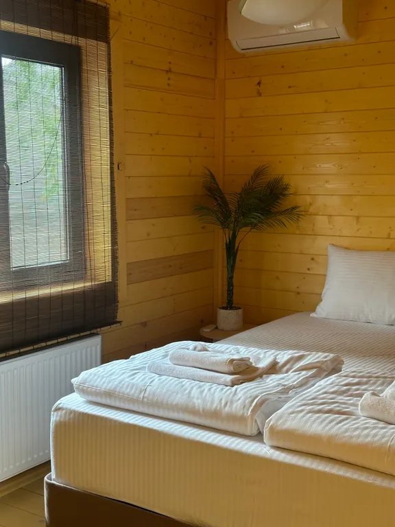 Барнхаус с чаном и бассейном