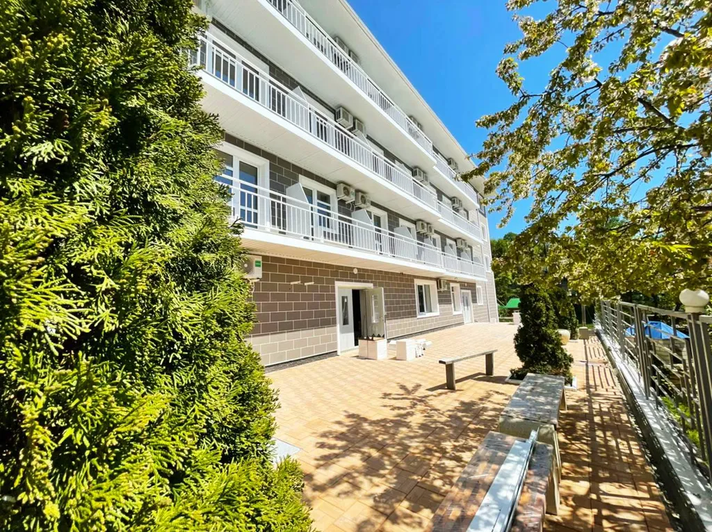 Студия с видом на море с обновленным ремонтом